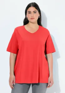 Базовая футболка vausschnitt halbarm Ulla Popken, Coral