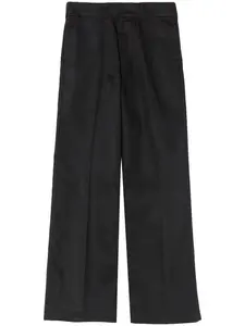 Брюки широкого кроя с заниженной талией RE/DONE, черный