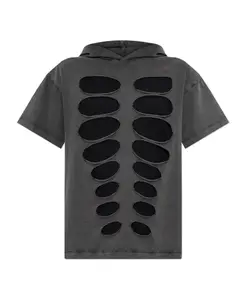 Толстовка с вырезами Avavav, серый