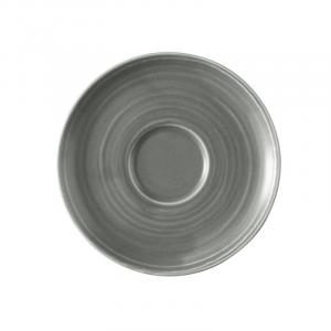 Комбинированное блюдце Terra жемчужно-серого цвета, большое, 16,5 см Seltmann Weiden, серый