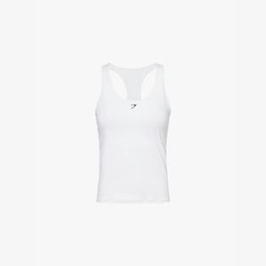 Топ из переработанного полиэстера стретч-на каждый день Gymshark, белый