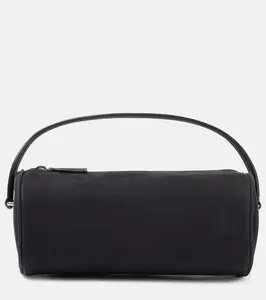 Кожаная наплечная сумка в стиле 90-х The Row, Black Ans