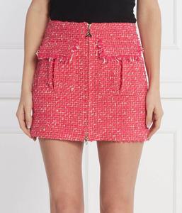 Юбка Patrizia Pepe мини на молнии, розовый