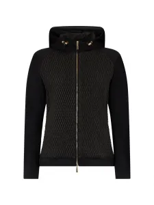 Стеганая куртка с капюшоном Moorer, черный