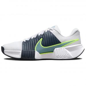 Теннисные кроссовки GP Challenge Pro для мужчин с низким верхом белого/синего цвета Nike