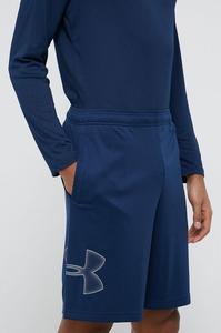 Спортивные шорты Tech с графическим рисунком Under Armour, темно-синий