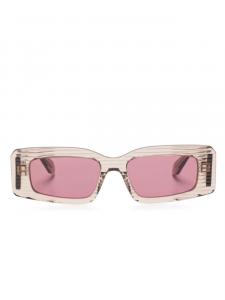 Солнцезащитные очки в прямоугольной оправе Alaïa, коричневый