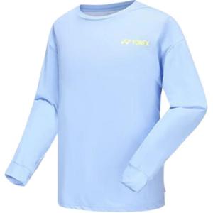 Мужские футболки с круглым вырезом, умеренно прямой крой Yonex, светлый серый синий