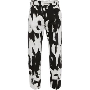 Graffiti print Straight leg Jeans Alexander McQueen, мультиколор