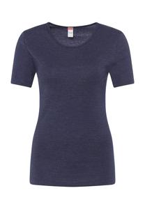 Футболка с круглым вырезом однотонная -Con-Ta-, синий
