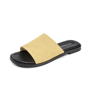 La Chapelle Сандалии-слайдеры женские, нескользящие, износостойкие, желтые
