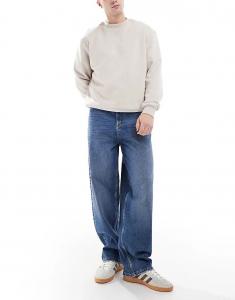 Джинсы Antifit средней посадки COLLUSION X001, средне-синего цвета