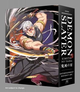 Blu-Ray диск Demon Slayer Kimetsu no Yaiba Entertainment District Arc Limited Edition Blu-ray