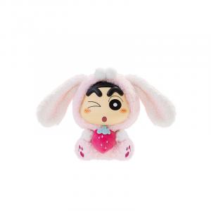 Crayon Shin chan Vinyl Plush Collection Mystery Boxes 1/Full Box 4 Pcs Spiritual Creations, mini plush doll s-q cute animal-15cm-single mystery box (character random)