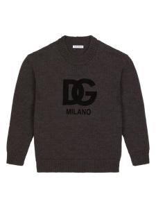 Dolce & Gabbana джемпер с логотипом, серый