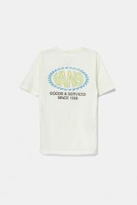 Детская хлопковая футболка Shreddler Vans, белый