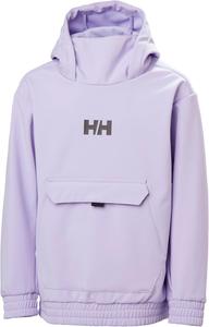 Helly-Hansen Junior Powder Softshell Hoodie - универсальная легкая ветрозащитная куртка для детей, для активного отдыха Helly Hansen, 698 Bright Lavender