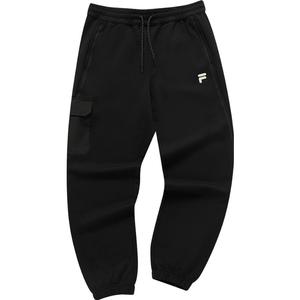 URBAN TECH Вязаные спортивные брюки Мужские Черный FILA FUSION