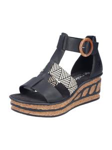 Босоножки на ремешках Rieker, темно-синий