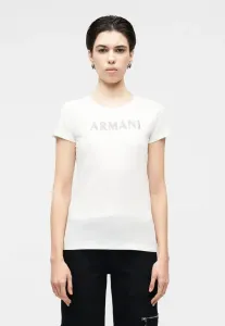 Футболка с принтом Armani Exchange, Optic White