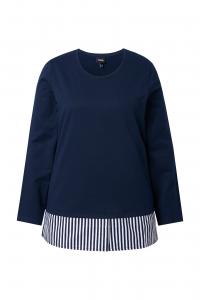 Ulla Popken Лонгслив в морском синем цвете