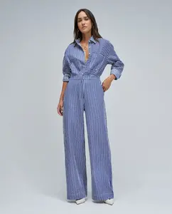 Женский комбинезон в полоску Salsa Jeans, синий