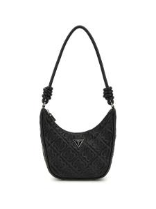 Сумка через плечо GUESS ADELASIA TOP ZIP SHOULDER BAG, Black
