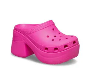 Сабо Siren Platform Clog Crocs, розовый