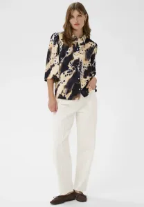 Блузка slclero с принтом, длиной до колена, на пуговицах Soaked In Luxury, Purple Heather Print