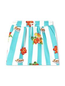 Kenzo Kids юбка с графичным принтом, белый