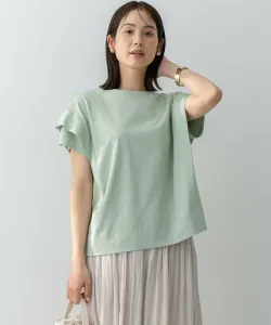 Хлопковая футболка с рукавами «летучая мышь» GIZA Suite L, цвет Mint [063]