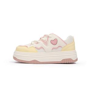 Babaya Скользостойкие амортизаторы с устойчивостью к истиранию низкие детские повседневные кроссовки pink