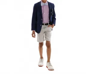 Двубортный пиджак темно-синего цвета Appaman