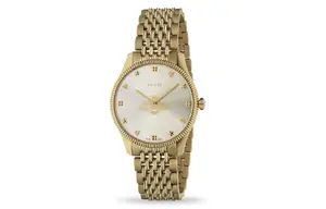 GUCCI Часы G TIMELESS Collection Wrist Watch Quartz Movement Gold Plated Strap Gold Dial Women's Watch