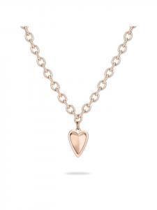 LIEBESKIND BERLIN Колье «Металлическое сердце» из розового золота
