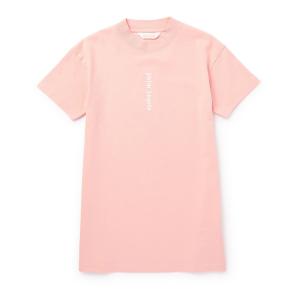Розовое платье-футболка с логотипом Palm Angels, розовый