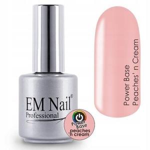 Мл EM Nail, Base, Power Base Peaches n' Cream, 15