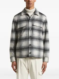 Клетчатая куртка-рубашка Peserico, нейтральный
