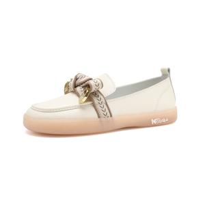 Низкие кеды для скейтбординга женские бежевый FOXER