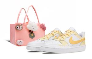 Детские скейтерские кроссовки Court Borough для младших школьников Nike, ярко-желтый