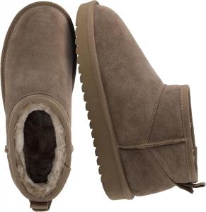 Ботильоны CUSHIONAIRE Hip 2 из настоящей замши для женщин, уютная подкладка из искусственного меха, зимние женские ботинки на молнии, Taupe