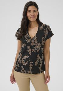 Блуза Bon'A Parte BPLILA, Black Big Leaf/Black