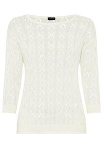 LAURA SCOTT Свитер в натуральном белом цвете