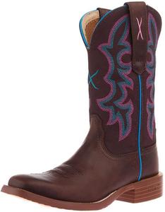 Женские ботинки Twisted X Tech X 11" с широкой квадратной ноской, с технологией CellStretch и Tech X, Brown