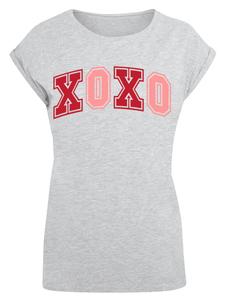 Рубашка F4NT4STIC Xoxo Varsity College Style Valentinstag, серый