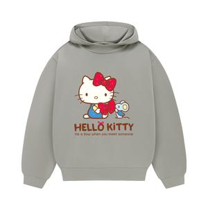 Худи HelloKitty Hello Kitty SS25 Unisex Sanrio, серый