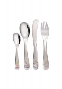 Детские столовые приборы 4 шт PRINCESS PRINCESSIN Gräwe, серебро