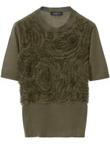 Топ со сборками Fabiana Filippi, зеленый