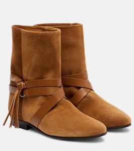Ботинки Rejen из замши до щиколотки Isabel Marant, Cognac