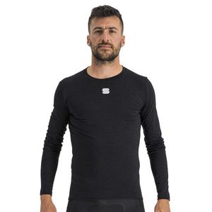 Базовый слой с длинным рукавом Sportful Merino Layer Tee, черный